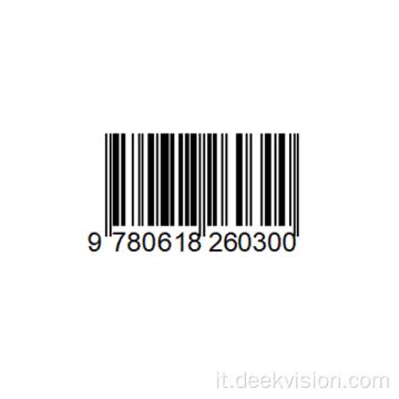 Algoritmo di scanner di codice ISBN-13